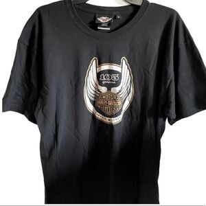 Harley Davidson anniversary graphic T-shirt